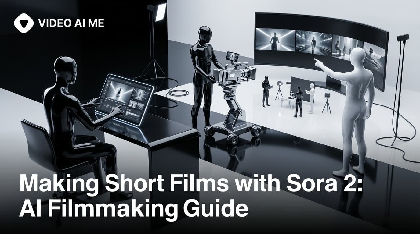 Cinematic short film frame generated with Sora 2 AI showing dramatic lighting and character composition