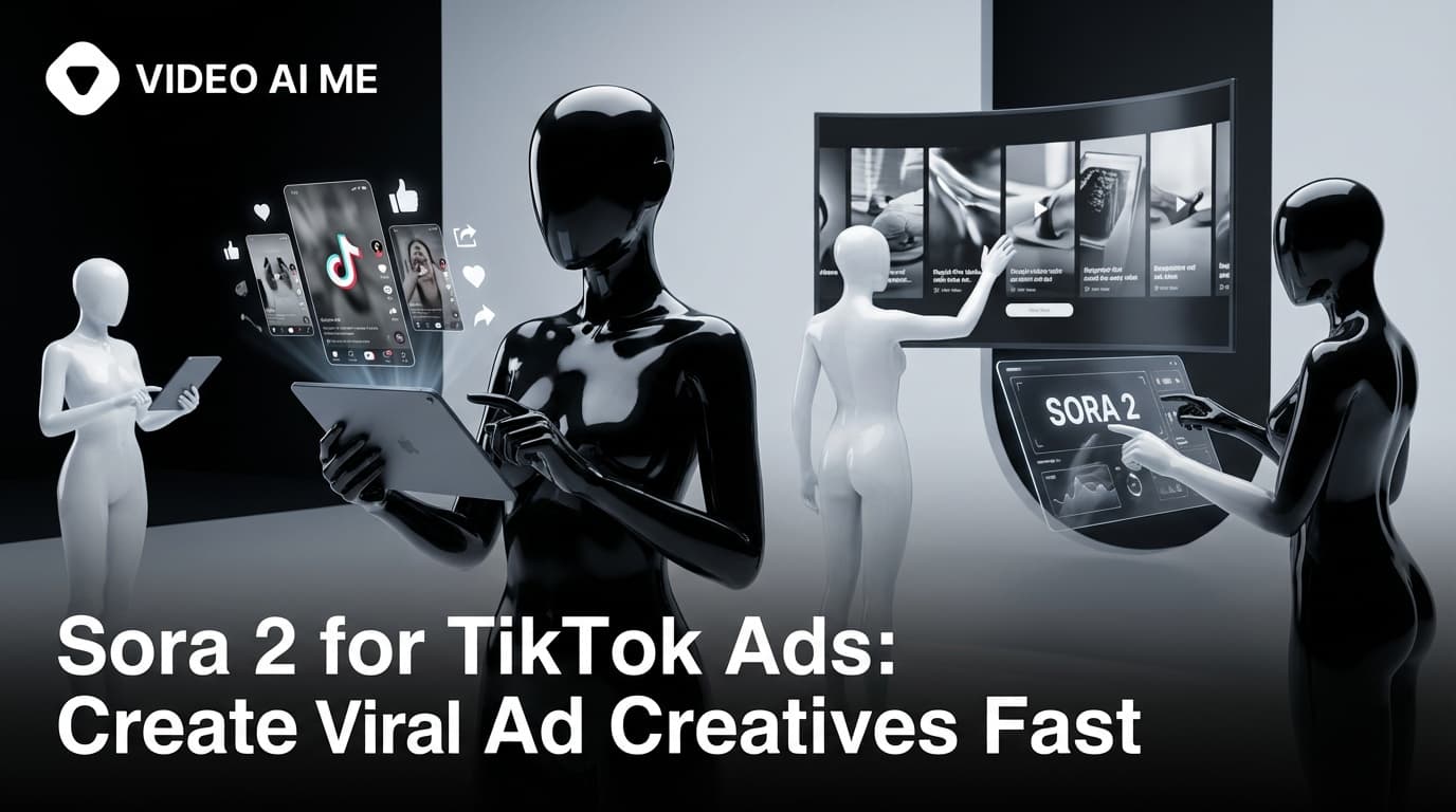 AI-generated TikTok ad created with Sora 2 in vertical 9:16 format showing an engaging hook scene