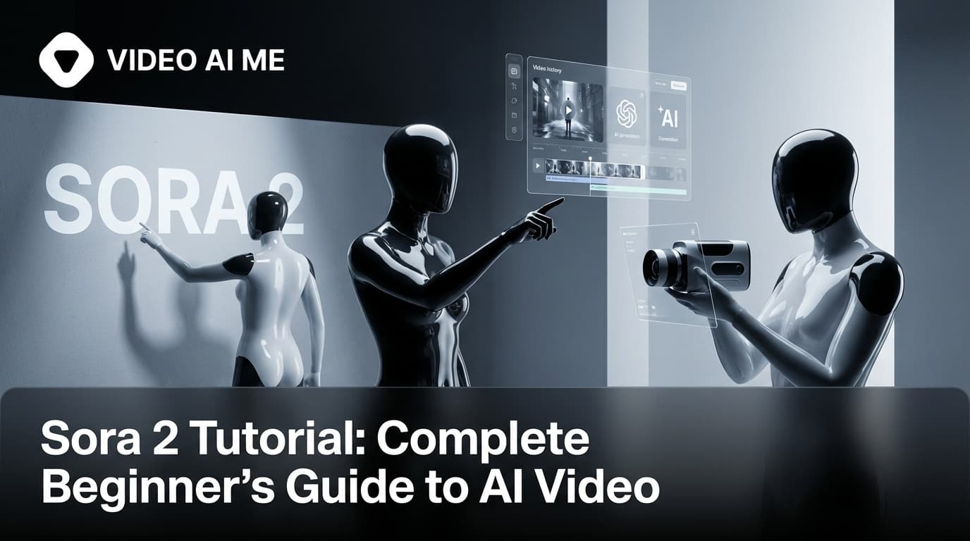 Sora 2 tutorial showing the AI video generation process from prompt to finished video