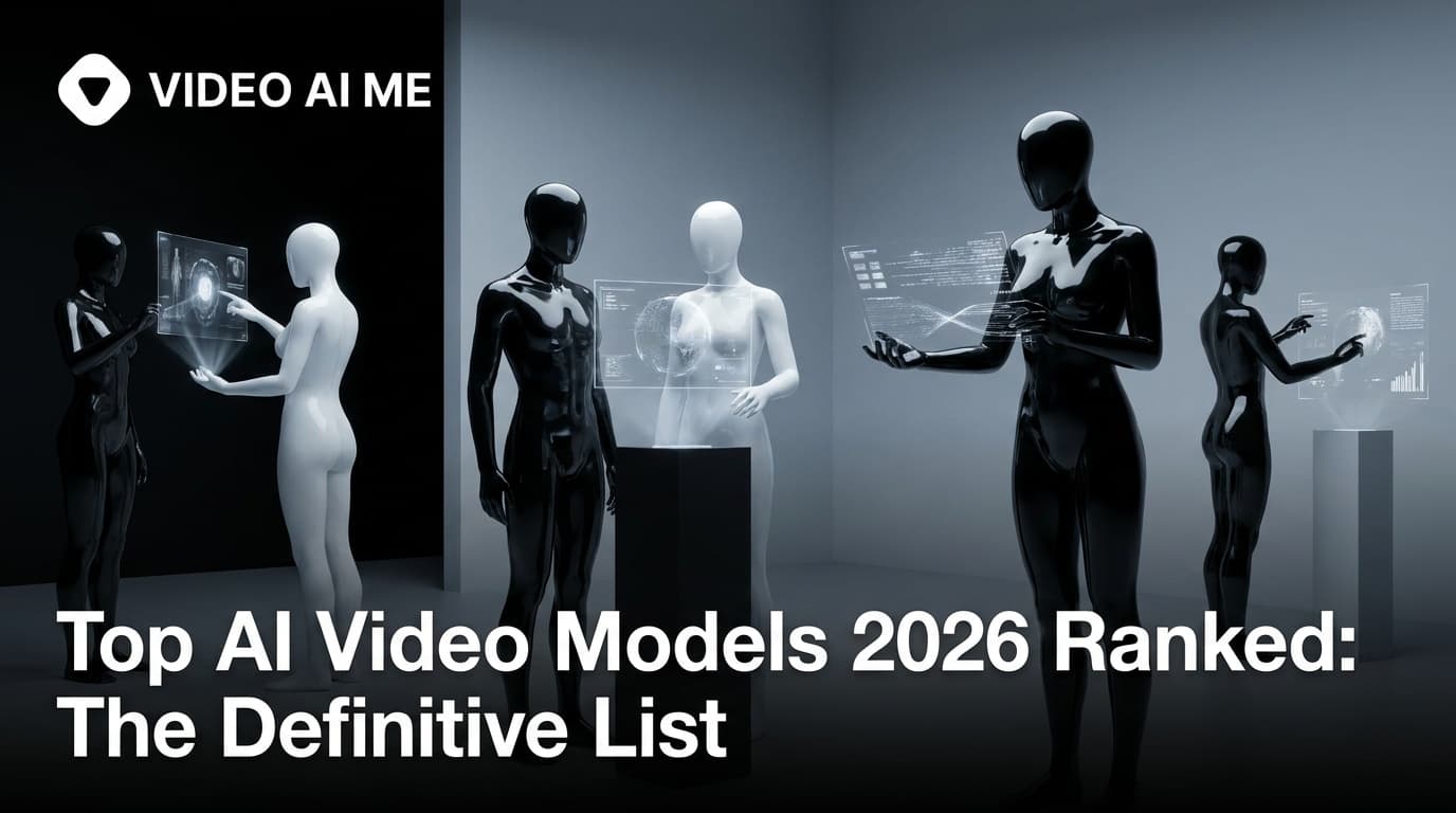 Top AI video models 2026 ranked list comparison