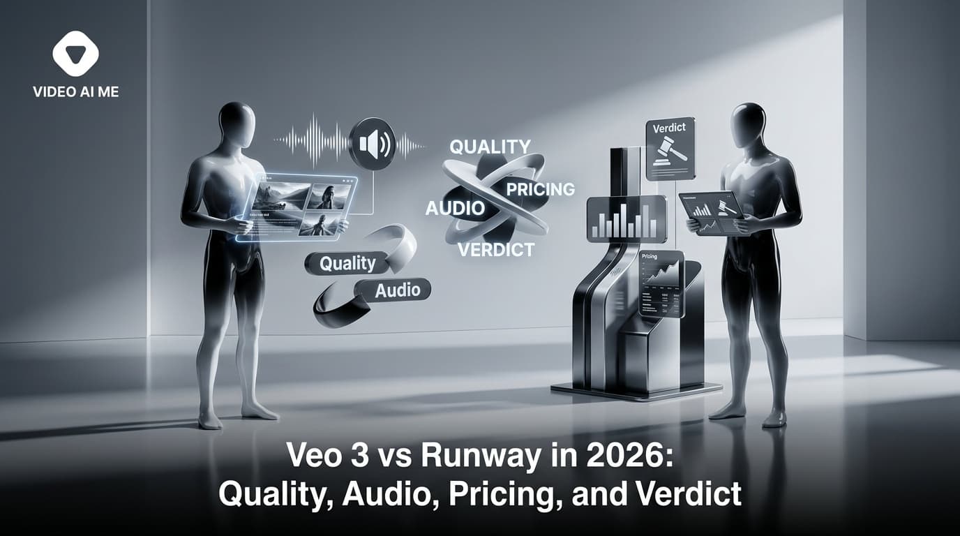 Veo 3 vs Runway in 2026: Quality, Audio, Pricing, and Verdict
