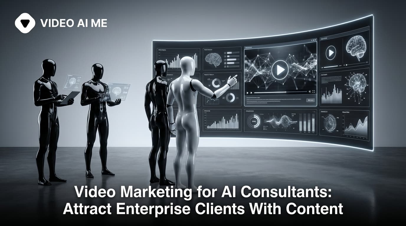 AI consultant creating thought leadership video content for enterprise clients