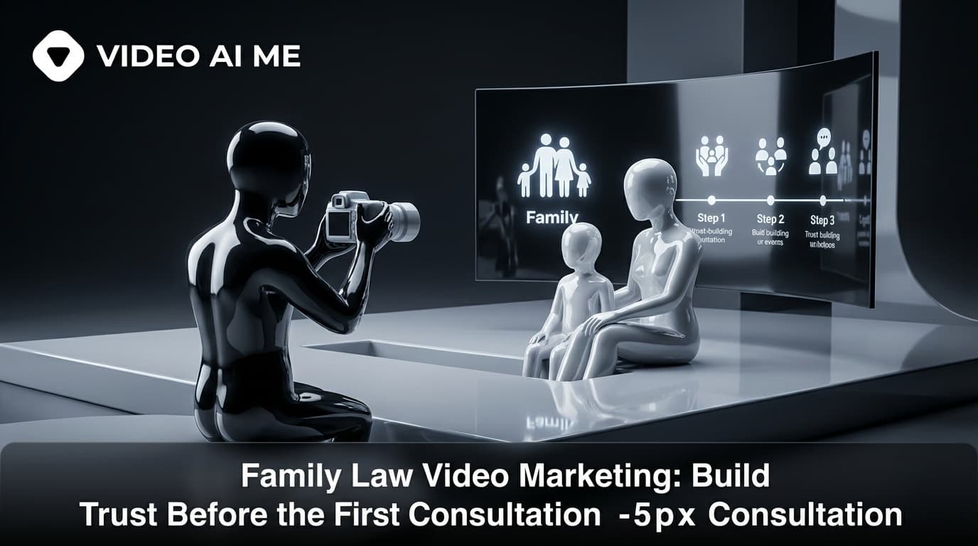 Family law attorney creating educational video content for custody and divorce clients