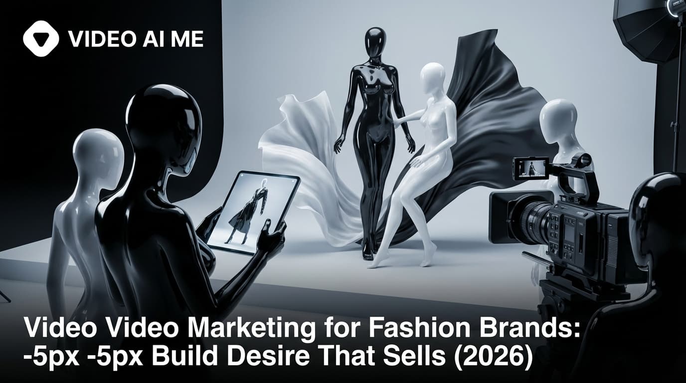 Fashion brand video marketing with luxury product showcase and lifestyle content