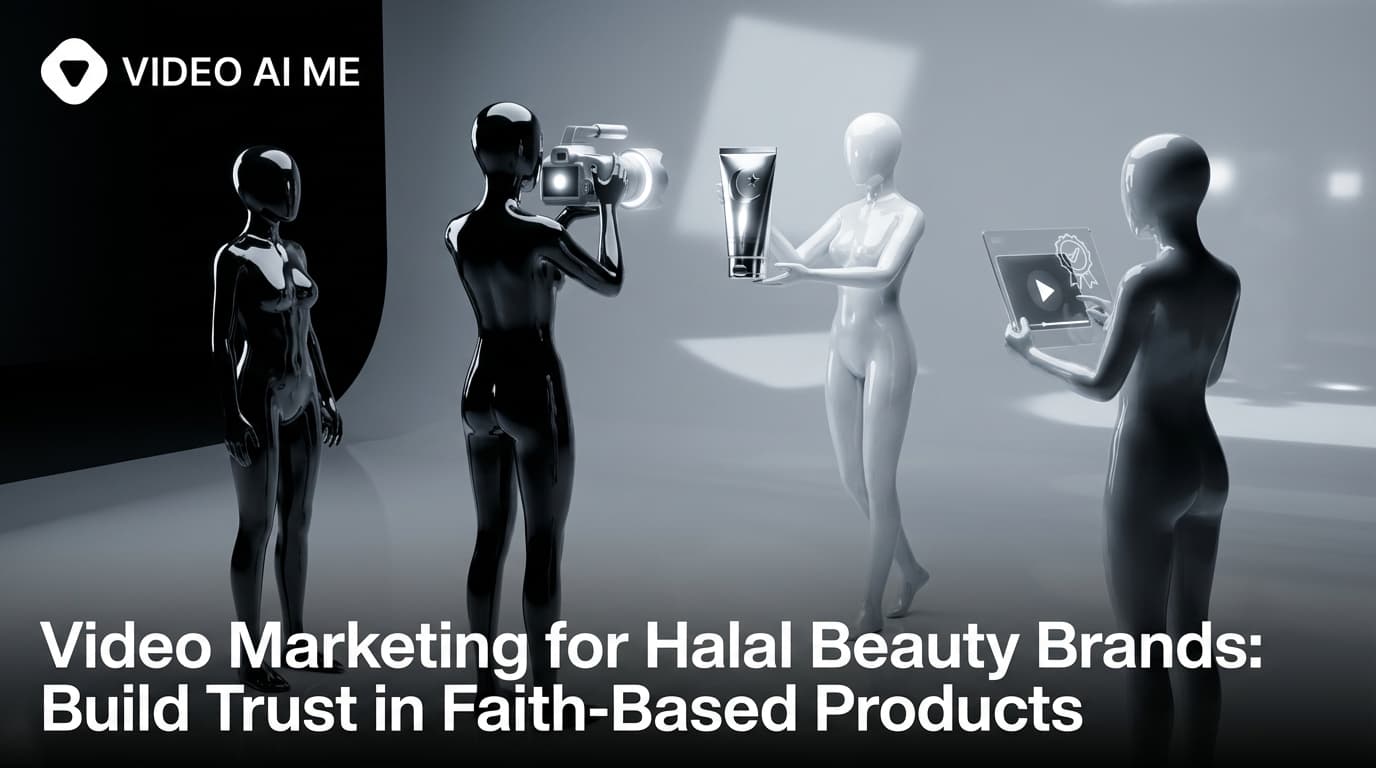 Halal beauty brand video marketing for Muslim consumer products