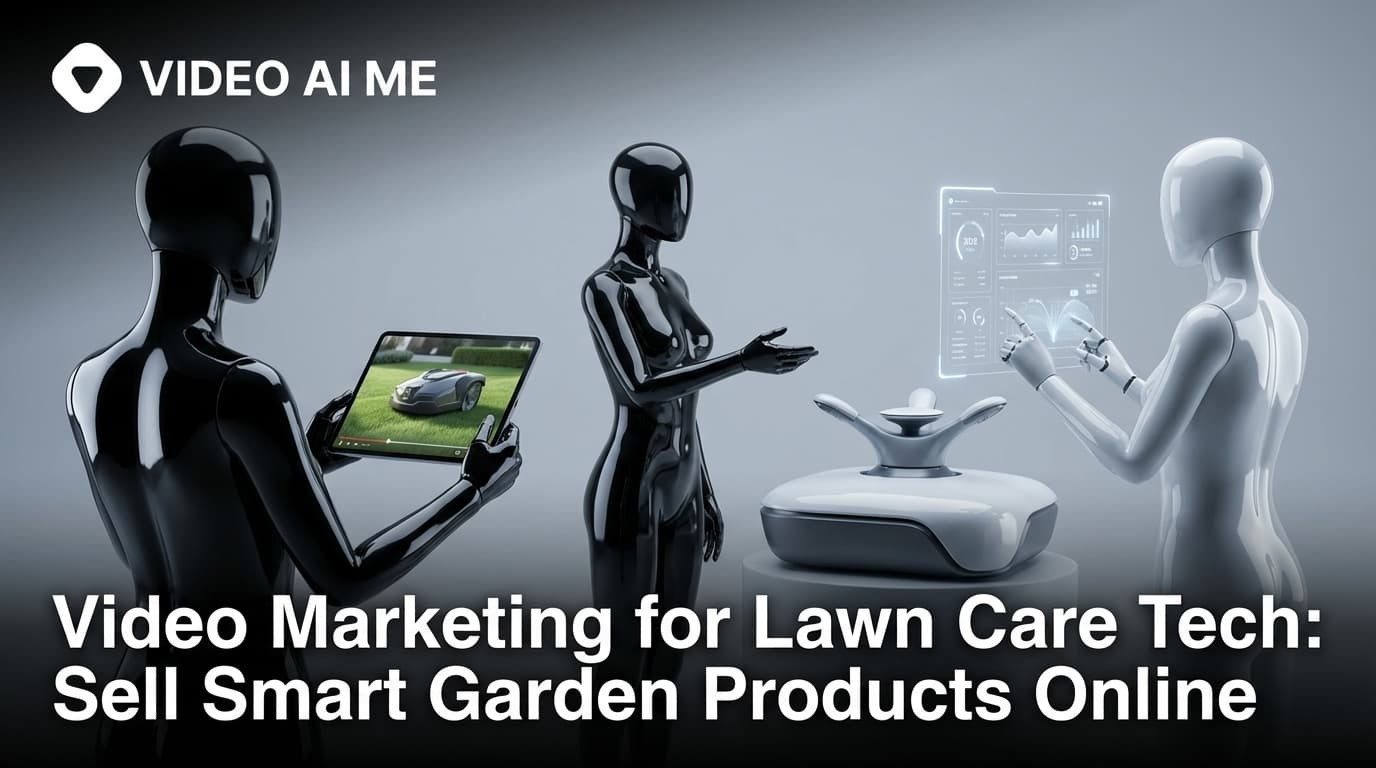 Lawn care technology video marketing for smart garden products