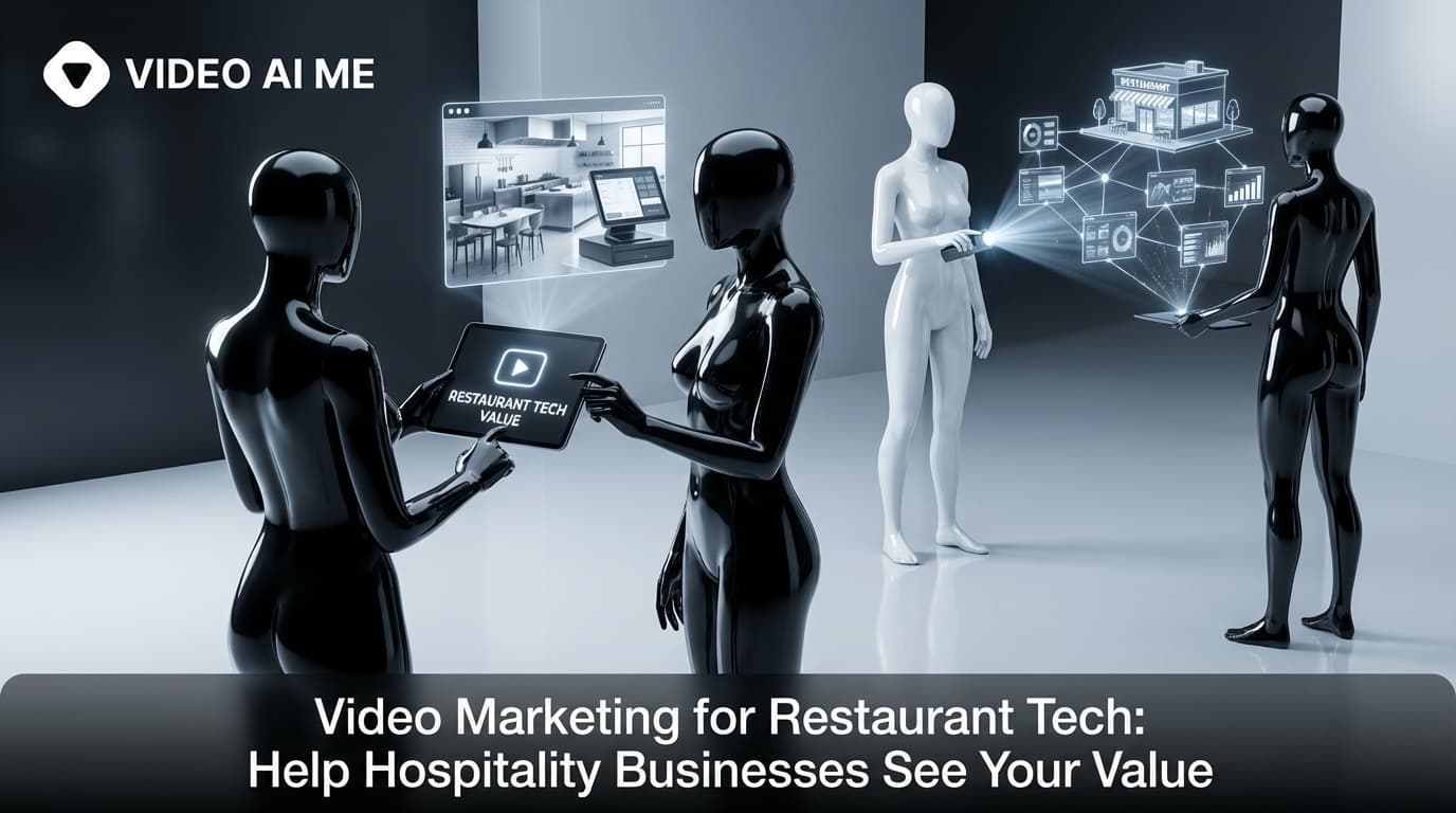 Restaurant technology video marketing for hospitality SaaS
