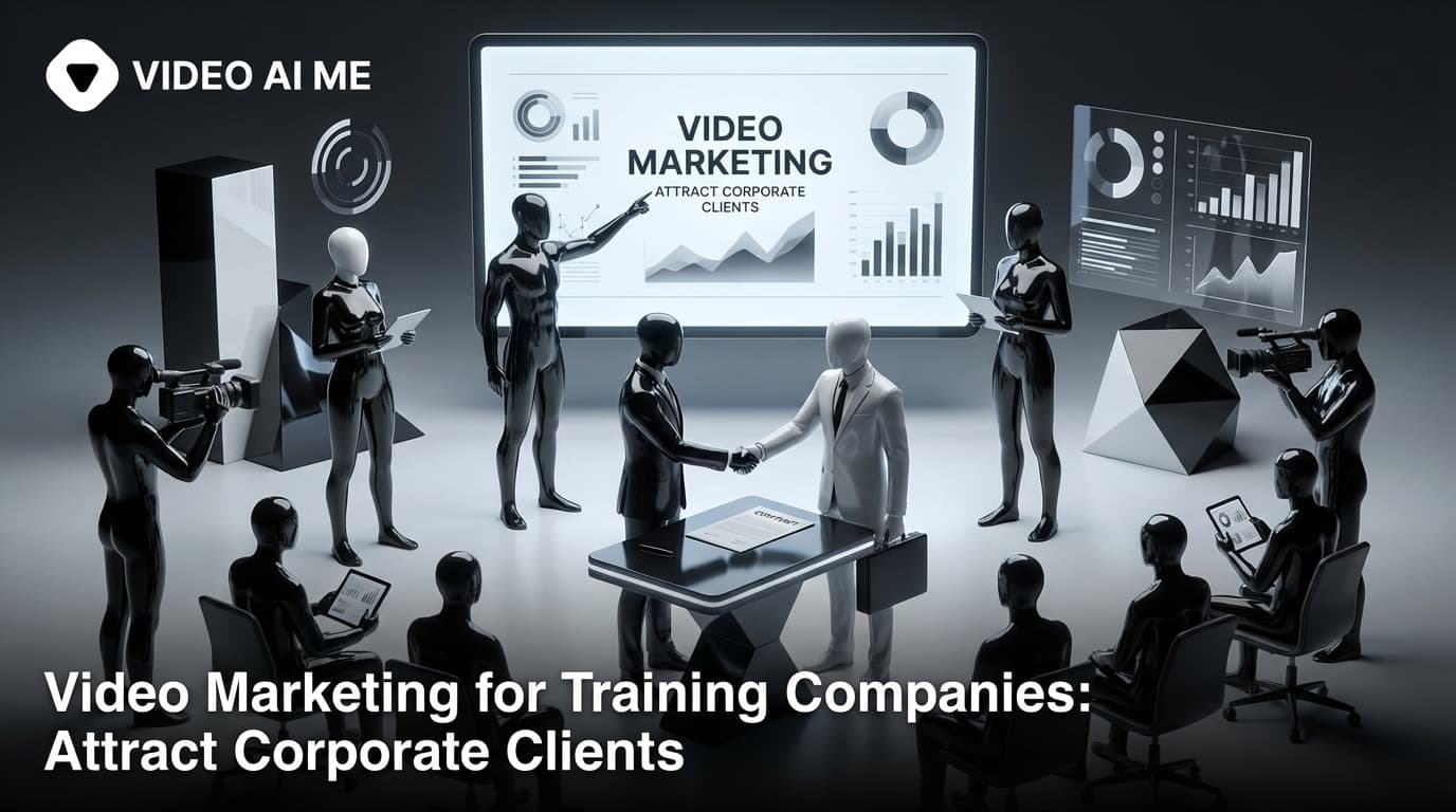 Corporate training company creating video content to attract enterprise clients