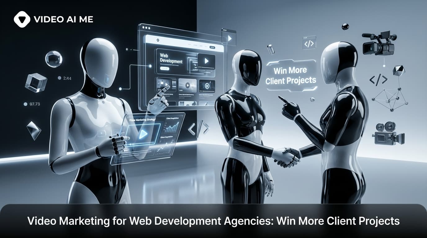 Web development agency creating video content to showcase portfolio and services