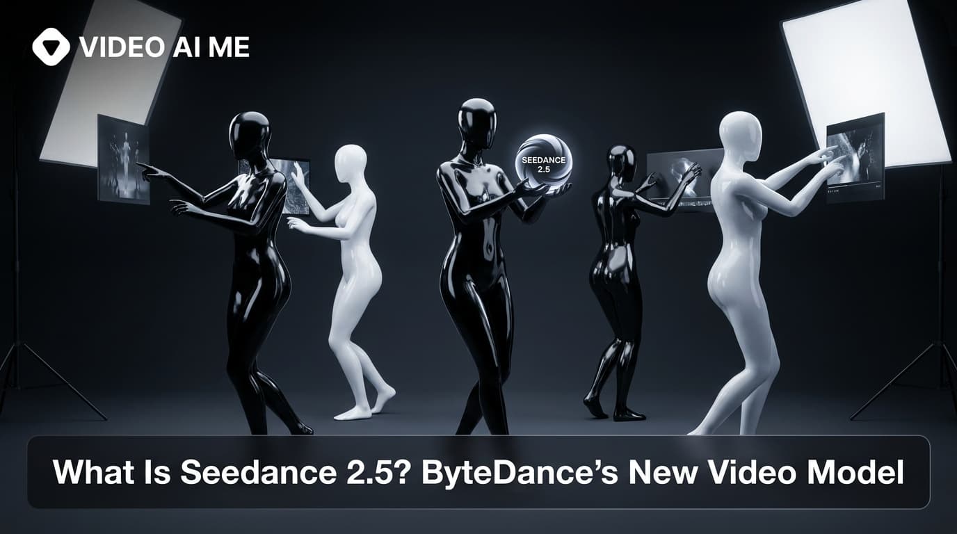 Seedance 2.5, the ByteDance video generation model, running in the VIDEO AI ME editor