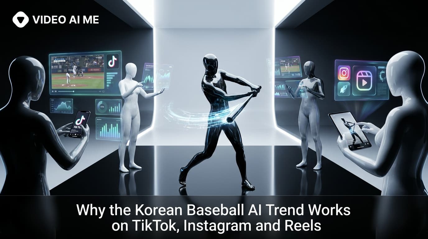Korean baseball AI trend viral on TikTok Instagram and Reels social platforms
